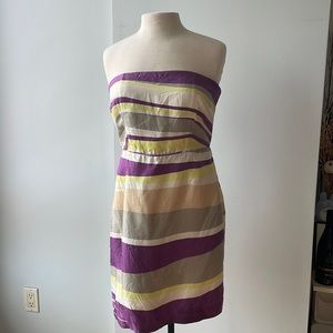 Strapless cocktail dress